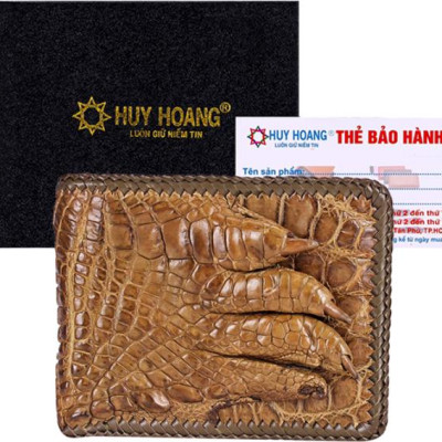 Ví Nam Huy Hoàng HT2721 (10 x 12.5 cm) - Xanh Rêu