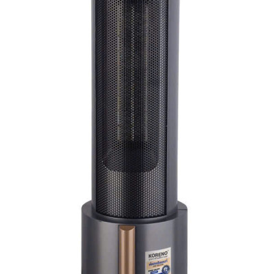 Máy sưởi gốm có phun sương tạo ẩm không khô da KORENO, quạt sưởi ấm không đốt oxi đổ tự ngắt tiết kiệm điện hàng chính hãng