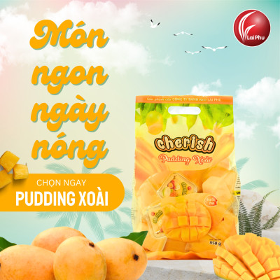Thạch pudding Cherish vị Xoài 850g