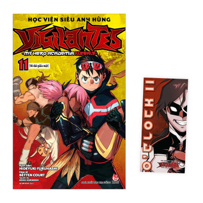 Sách - Học Viện Siêu Anh Hùng Vigilantes - My Hero Academia Illegals - Tập 11 - Võ Đài Giấu Mặt - Tặng Kèm Bookmark