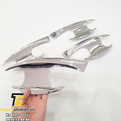 Bộ ốp tay nắm, hõm cửa xe Ford Ecosport 2014-2020 mạ Crom