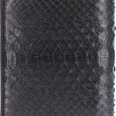 Ví Nam Da Trăn Kiểu Đứng Huy Hoàng HT2304 (12.5 x 10 cm) - Đen