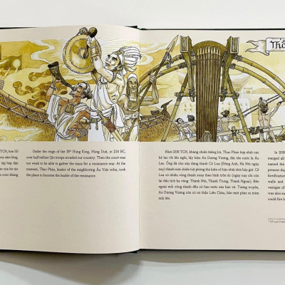 Lược Sử Nước Việt Bằng Tranh - Viet Nam - A Brief History In Pictures (Ấn Phẩm Kỉ Niệm 60 Năm Thành Lập NXB Kim Đồng)