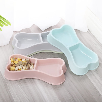 Bát Ăn Đôi Cho Chó Mèo Hình Khúc Xương