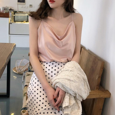 Áo Hai Dây Lụa Cổ Đổ Cao Cấp_{hàng chuẩn}