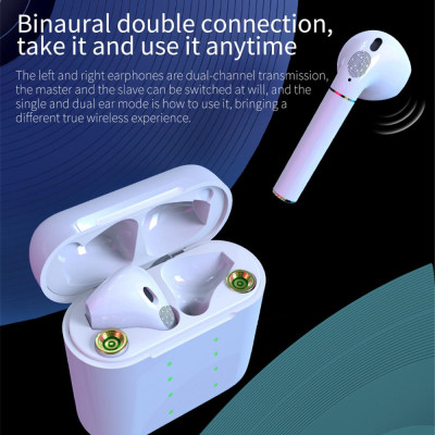 CINCATDY Tai Nghe Bluetooth V5.0 True Wireless Earbuds Headphone không dây Earphone chống nước IPX5 with Battery Replacement - Hàng Chính Hãng