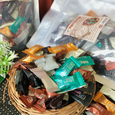 Kẹo Cà Phê Coffee Candy Đài Loan Không Đường Túi 250g