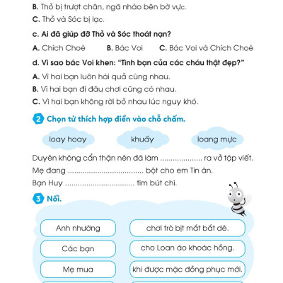 Bài Tập Bổ Trợ Tiếng Việt Cơ Bản Và Nâng Cao Lớp 1 - Tập 2