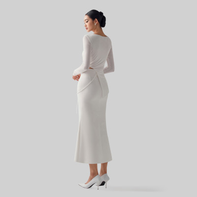 Chân váy đuôi cá TAYLOR  thiết kế cao cấp WHITE CHIC