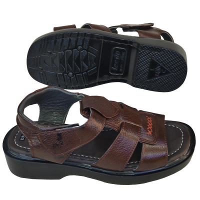 Giày Sandal Nam Da Bò Thật TiTi ĐÔ Cao Cấp DNA2136