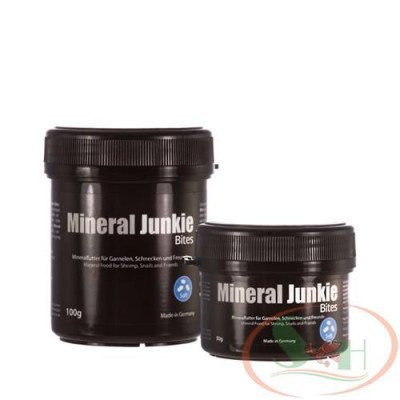 Thức ăn tép GlasGarten Mineral Junkie Bites bổ sung khoáng lột vỏ tôm tép ốc cảnh