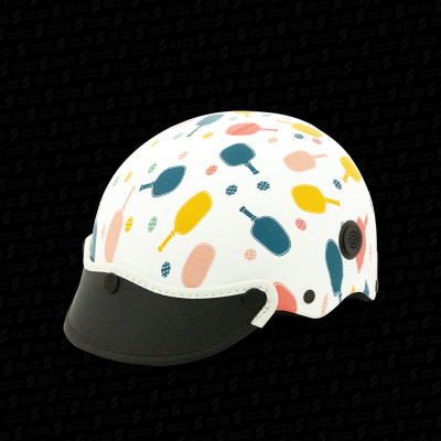 ƯU ĐÃI - Mũ bảo hiểm lỗ thông gió hoa văn chính hãng NÓN SƠN AMP-TR121