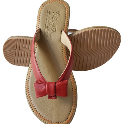 Dép xỏ ngón nữ da bò thật BIGGBEN cao cấp DXN37