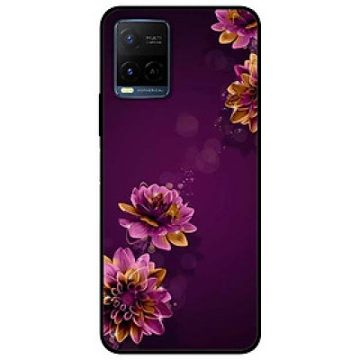 Ốp lưng dành cho Vivo Y21 - Vivo Y21s mẫu Cúc Tím