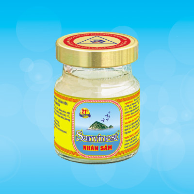 [Combo 20 lọ] Nước Yến sào Sanvinest Khánh Hòa Fucoidan Nhân sâm 70ml - S207