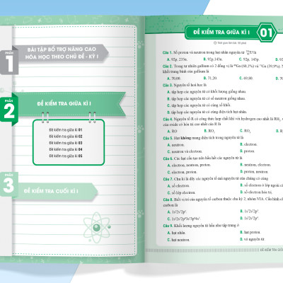 Bài tập bổ trợ nâng cao kỹ năng Hóa học lớp 10 tập 1