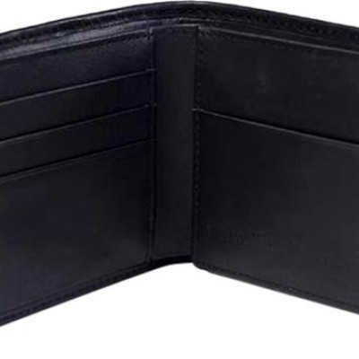 Ví Nam Da Cá Sấu Nguyên Con Huy Hoàng HT2204 (12.5 x 10 cm) - Đen