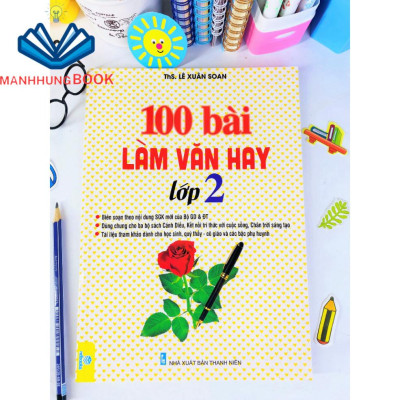 Sách 100 bài làm văn hay lớp 2.