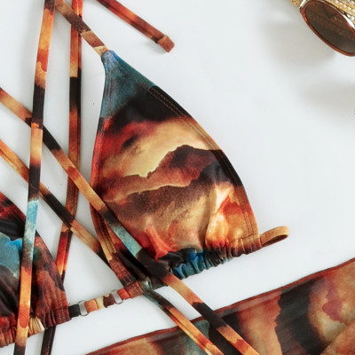 Bộ Đồ Bơi Ba Mảnh Có Đệm Ngực Thời Trang Đi Biển