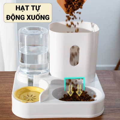 BÌNH ĂN UỐNG TỰ ĐỘNG HÌNH TAI MÈO DÀNH CHO THÚ CƯNG
