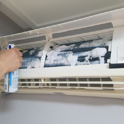 Bình xịt vệ sinh điều hòa/máy lạnh & các loại quạt thông gió Hàn Quốc Sandokkaebi - 330ml