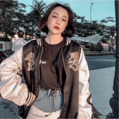 Áo khoác dù bomber RỒNG ️️Nam nữ unisex