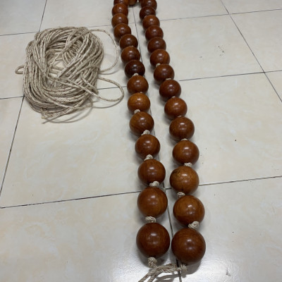 Vòng Lắc Eo Hạt Gỗ Hương Cao Cấp ( video , hình thật )