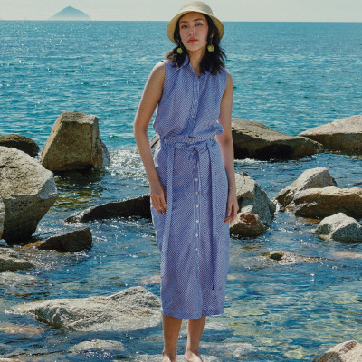 Áo Croptop Linen Tuyền TOP224 thời trang thiết kế Hity