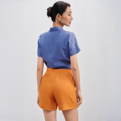 Áo Sơ Mi Croptop Linen Thạch TOP195 thời trang thiết kế Hity
