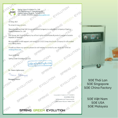 Máy Hút Chân Không/Máy Ép Chân Không Công Nghiệp Buồng VCC04, Hút Mọi Loại Thực Phẩm Khô, Nước, Mọi Loại Bao Bì, Không Kén Túi. Hàn Hút Tốc Độ Cao Liên Tục 24/7. Hàng Nhập Khẩu Chính Hãng SGE Thailand