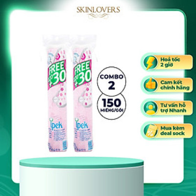 Combo Bông Tẩy Trang IPEK 150 Miếng (Thổ Nhĩ Kì)