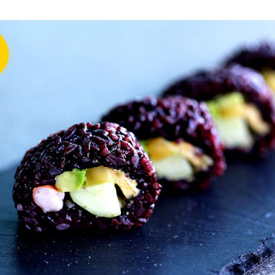 Gạo Lứt Tím Than Túi 1Kg - Gạo Ông Thọ - Thơm mềm dẻo, tốt cho sức khỏe