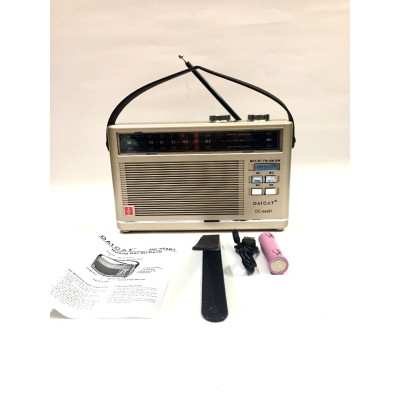 ĐÀI FM Radio DC-666BT- Bluetooth Đa Chức Năng Loa To Sang Trọng -Hàng Chính Hãng BH:12Tháng
