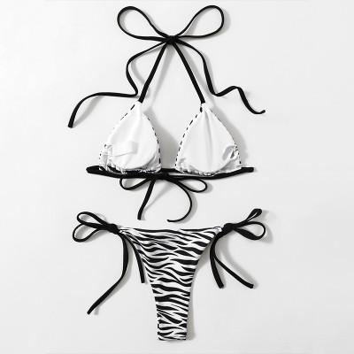 Bikini 2 mảnh buộc dây bơi lội Đồ đi biển Basics Cao Cấp