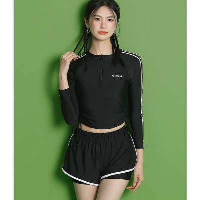 Bikini đồ bơi nữ kín đáo đồ bơi nữ tay dài-quần đùi