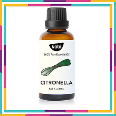 Tinh Dầu Sả Java 50ml Kobi Nguyên Chất Giúp Khử Mùi, Đuổi Muỗi Hiệu Quả