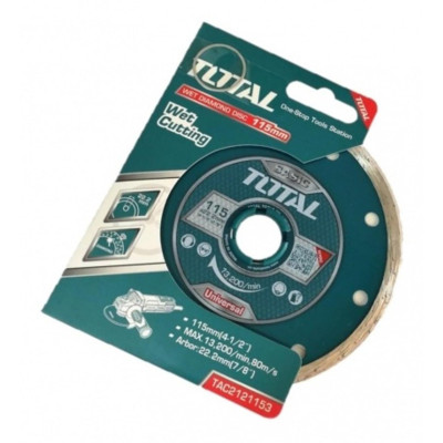 ĐĨA CẮT GẠCH ƯỚT SIZE 115-230 TOTAL TAC2121153, TAC2121253, TAC2121803, TAC2122303 - HÀNG CHÍNH HÃNG