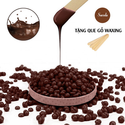 SÁP WAX TẨY LÔNG NÓNG CAO CẤP Giúp Da Láng Mịn, An Toàn, Lành Tính, Không Đau - Phù hợp mọi loại da, Hiệu quả wax tẩy lông nách, wax tẩy lông các vùng, bikini, wax lông tại nhà, tẩy da chết - Tặng que gỗ chà sáp