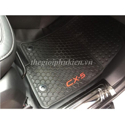 Thảm sàn, lót sàn cao su 3D cho Mazda CX-5, CX5 2018