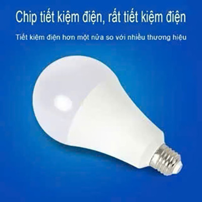 Bóng Đèn Led Bulb Tròn Tiết Kiệm Điện Kín Chống Nước 9W Ánh Sáng Trắng