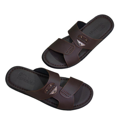 Dép Nam Quai Ngang Da Bò Thật TiTi ĐÔ Cao Cấp DNA2224