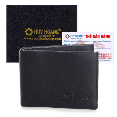 HJ2104-05-06 - Bóp nam Huy Hoàng sang trọng màu da, đen, nâu