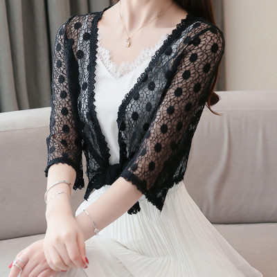 [CHẤT LƯỢNG LOẠI 1] Áo khoác nữ, áo khoác ren tà ngắn 13 cao cấp, thoáng mát, sang trọng C130