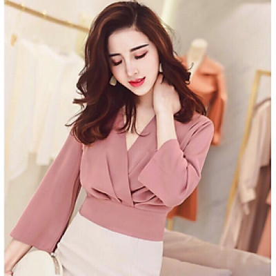 Áo kiểu bo ly thời trang