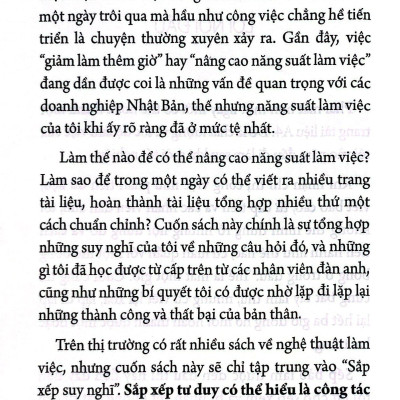 Những Điều Công Ty Không Dạy Bạn - Bí Quyết Sắp Xếp Tư Duy Của Người Làm Việc Năng Suất Cao