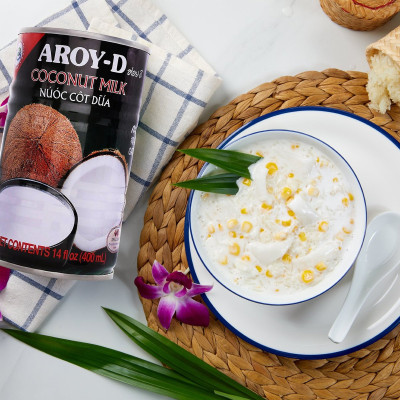 Nước Cốt Dừa Aroy-D 165ml - Nhập Khẩu Thái Lan | Aroy-D Coconut Milk 165ml