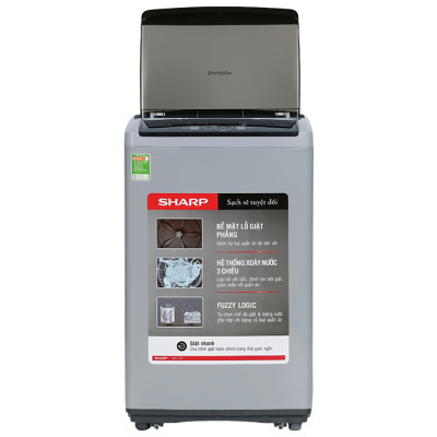 Máy Giặt Sharp 7.5 Kg ES-Y75HV-S -Hàng chính hãng( Chỉ giao HCM)