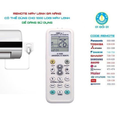 REMOTE ĐIỀU KHIỂN MÁY LẠNH ĐA NĂNG, REMOTE MÁY LẠNH, REMOTE ĐIỀU HÒA MÁY LẠNH NỘI ĐỊA NHẬT, VN (Hàng Chính Hãng)