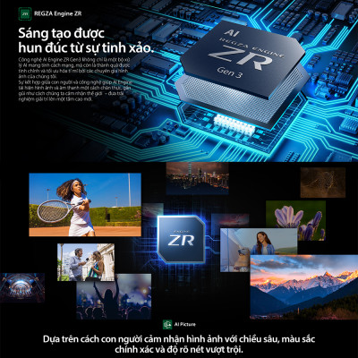 [SP Mới 2025] Smart Tivi Toshiba 43 inch AI 4K UHD 43C350RP - Giao Hàng Toàn Quốc - Bảo Hành 24 Tháng - Hàng Chính Hãng