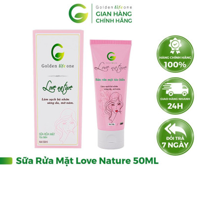 Combo Sữa Rửa Mặt Love Nature 50ML + Kem Mụn Love Nature 15G 